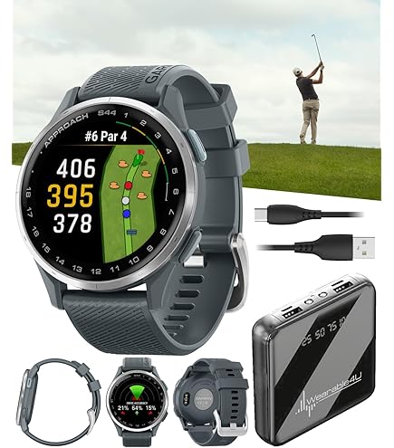 ラウンド用品・アクセサリー GARMIN Approach S44 twilight Amazon.com: Garmin Approach S44 (Silver/Twilight) Golf GPS